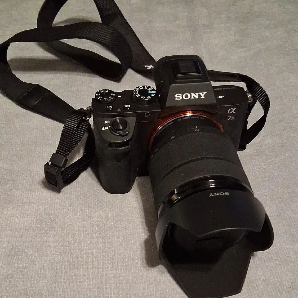 Sony Alpha a7 III Mirrorless Camera - Black with Red Ring